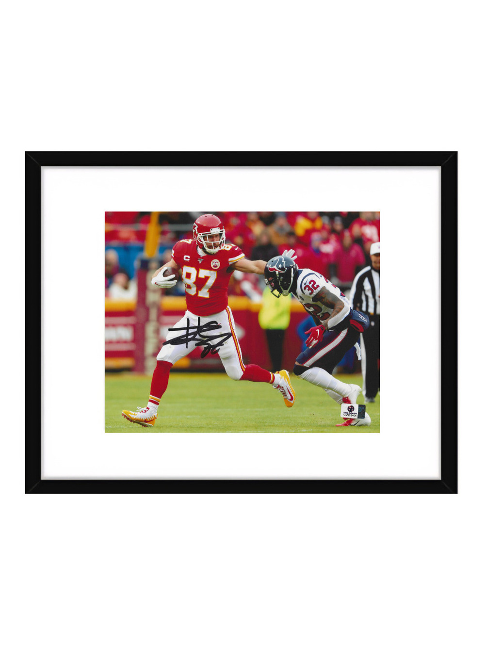 Travis Kelce Chiefs Autographed 8x10 Photo coa